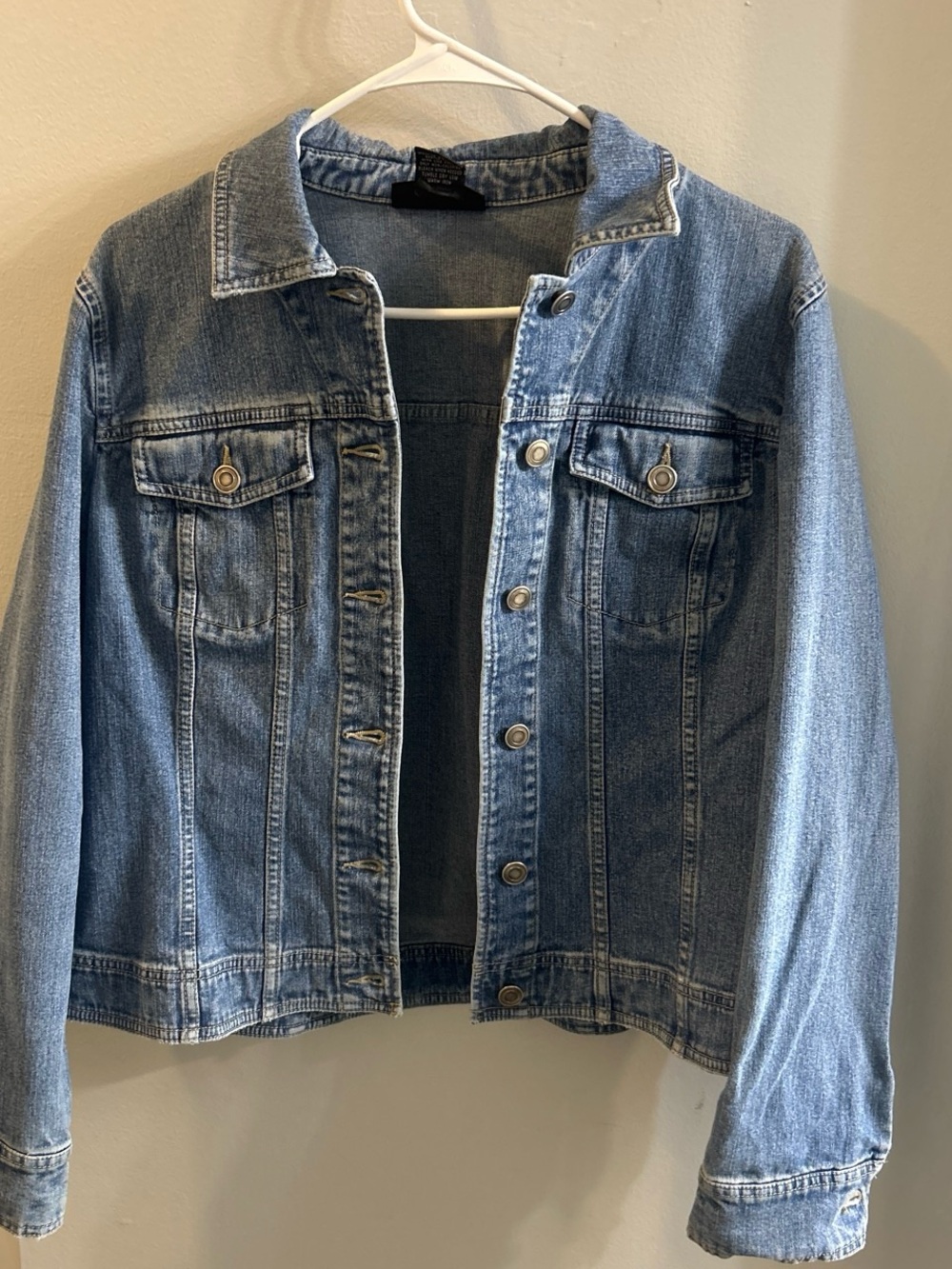 Style & Co. Light Blue Denim Jean Jacket for Women